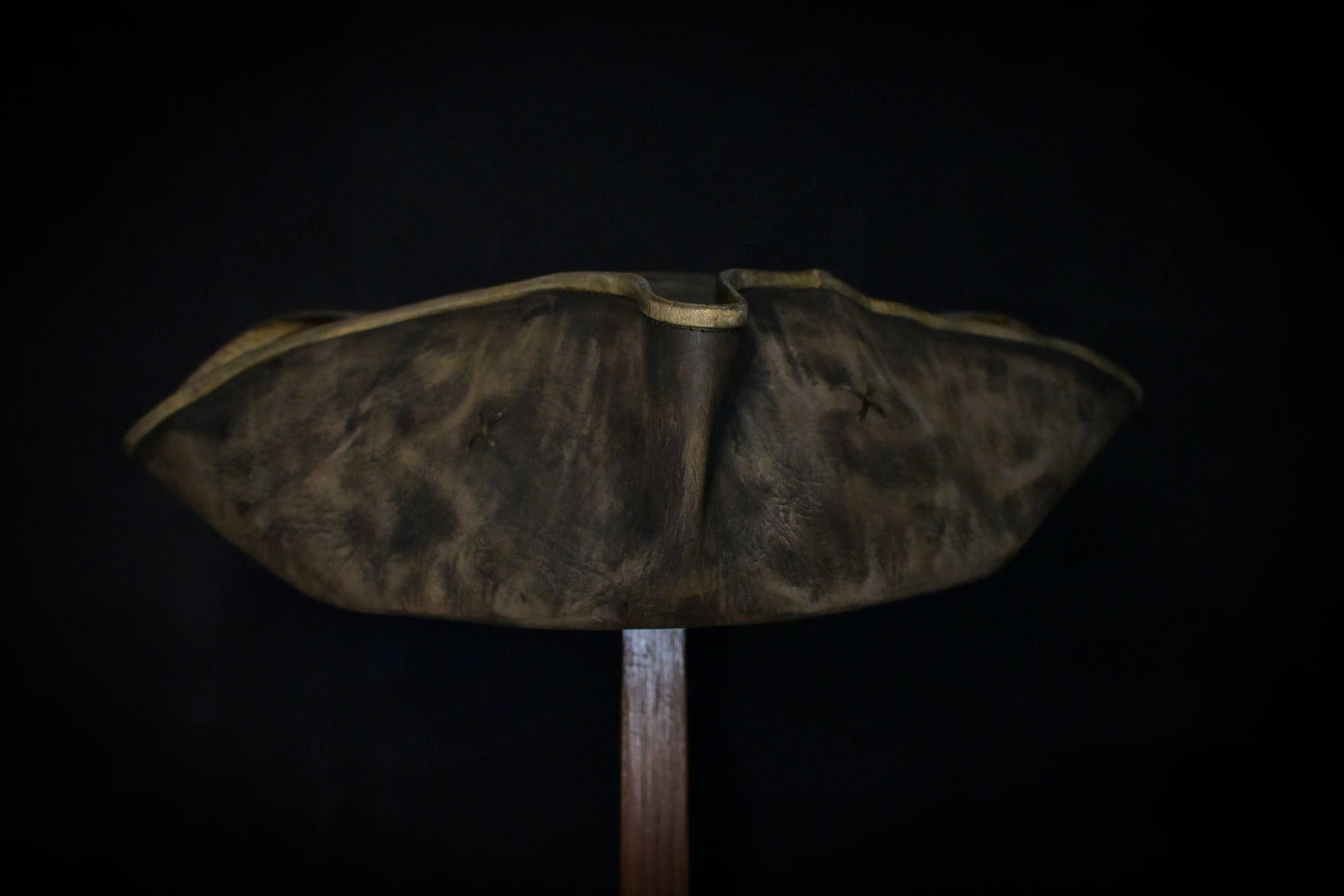 Leather Captain Jack tricorn hat