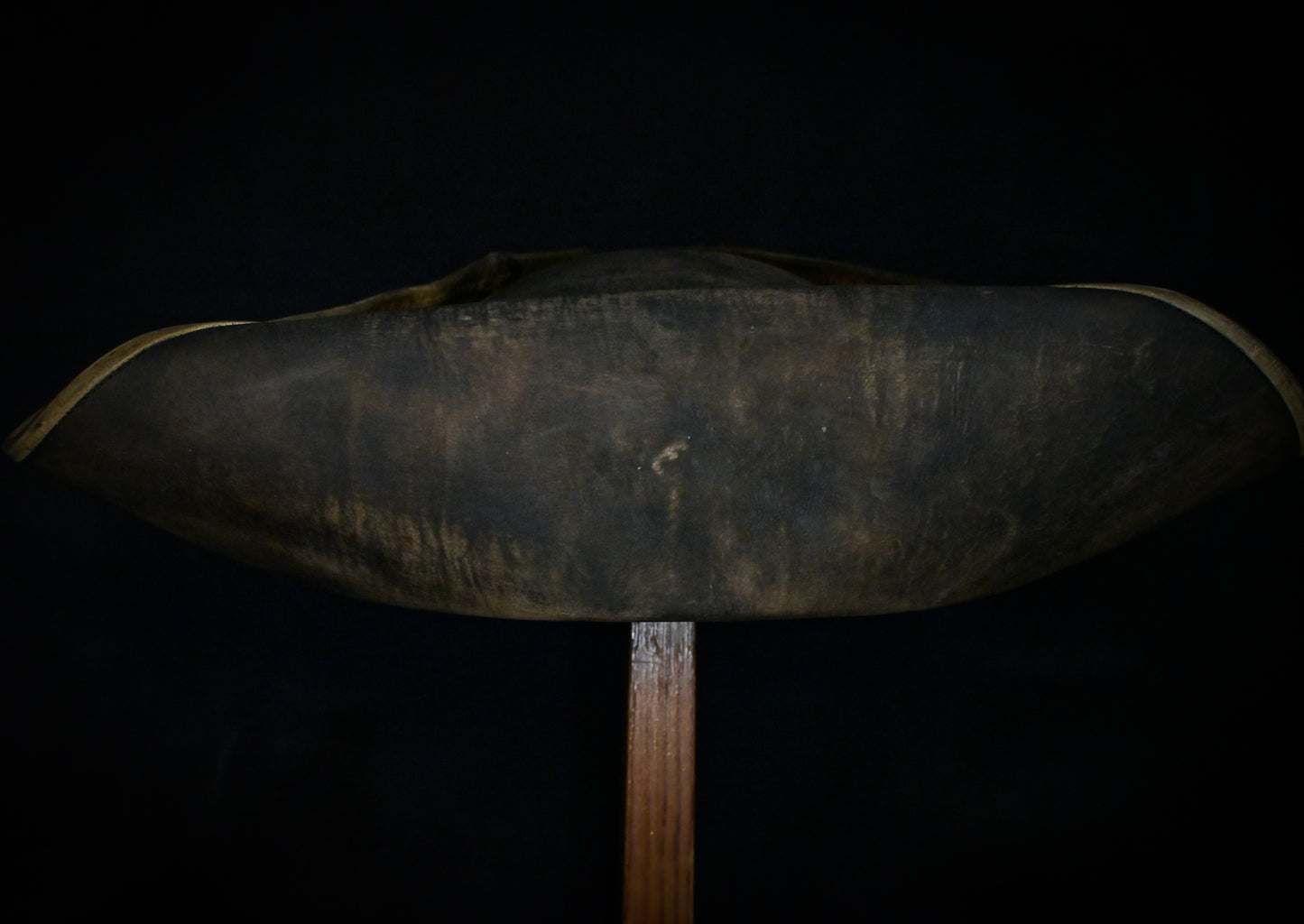 Leather Captain Jack tricorn hat