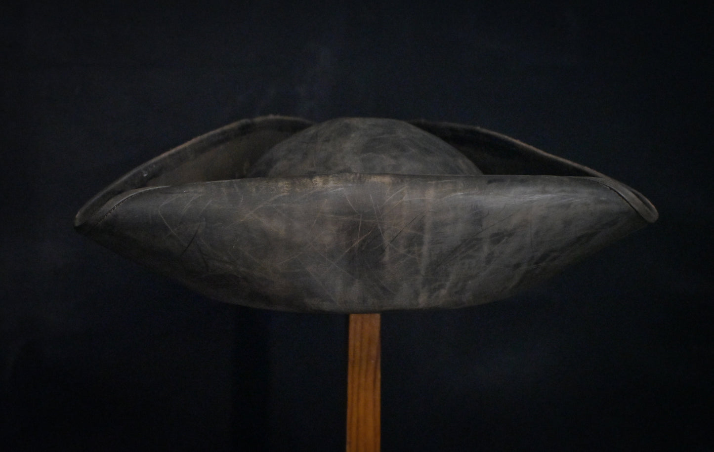 Leather Captain Jack tricorn hat