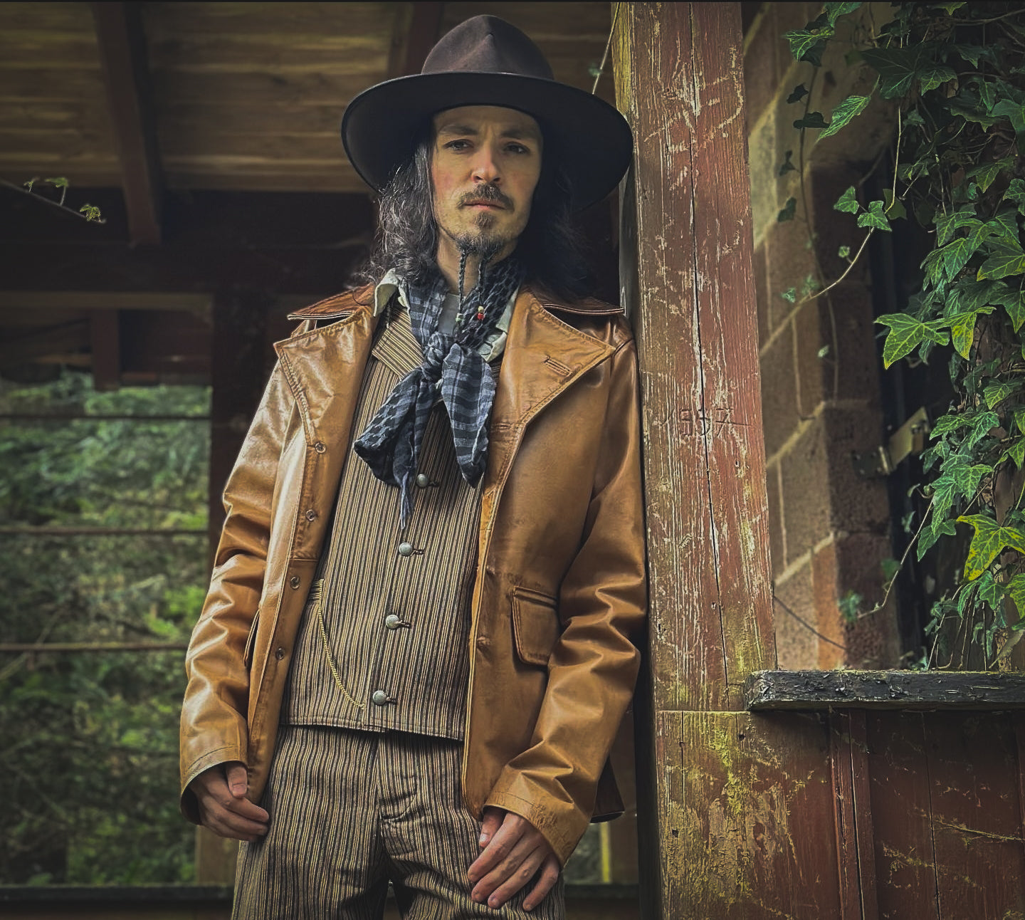 Johnny Depp Brown fedora 100% rabbit fur felt. Hand made to order