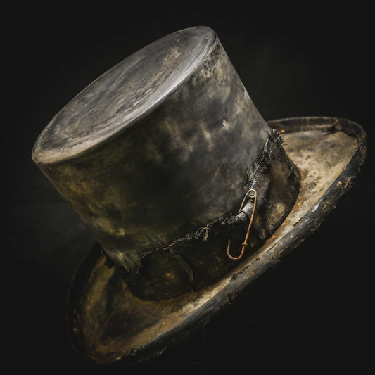 XVI distressed stove pipe top hat