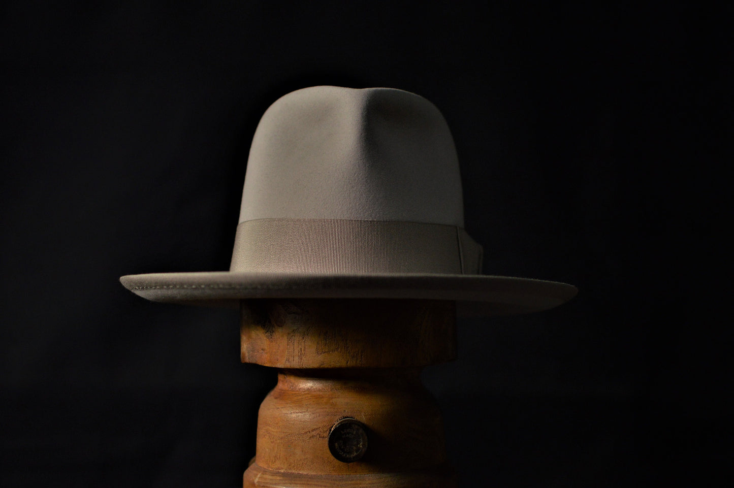 Grey Johnny Depp fur felt fedora