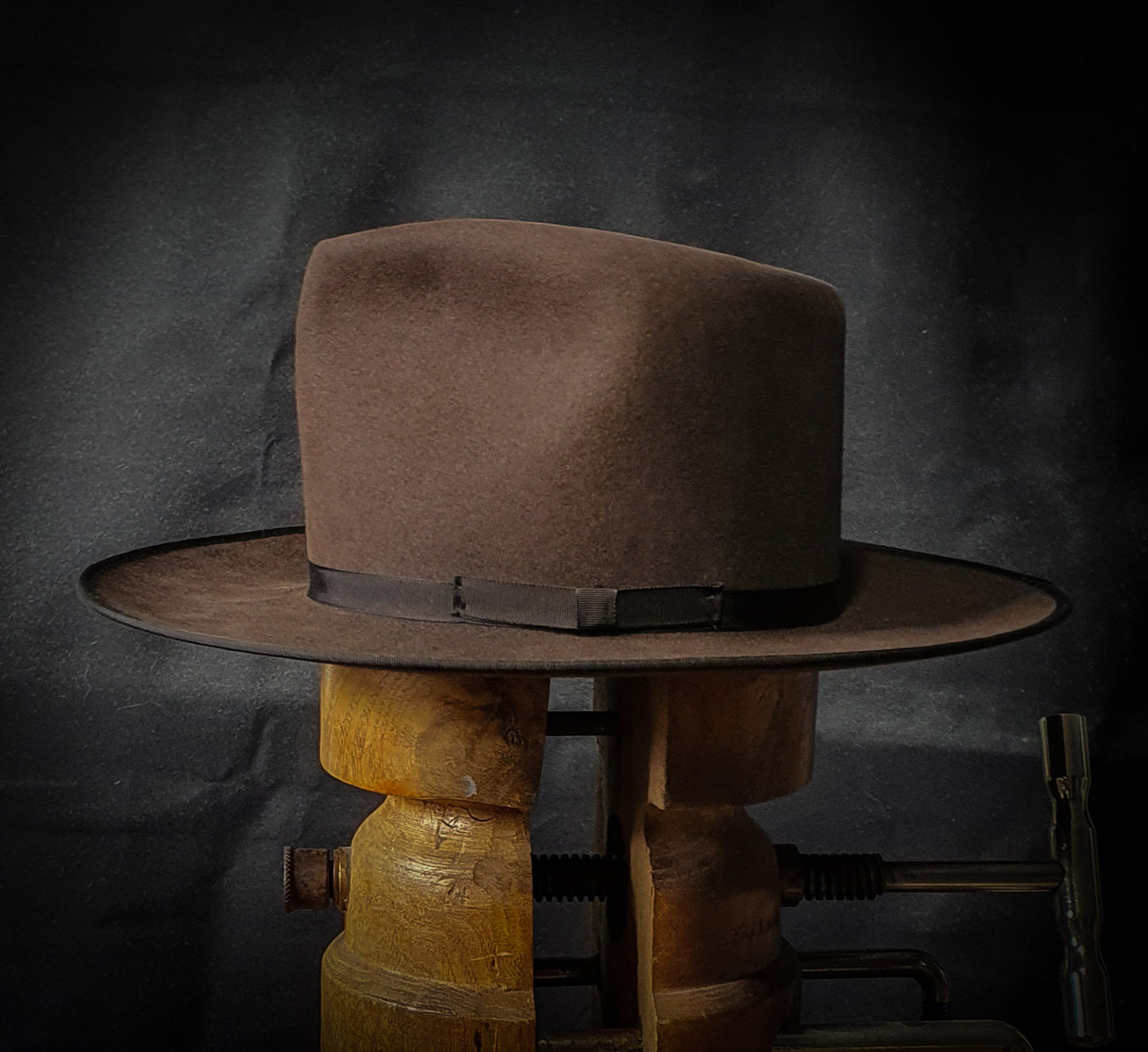 Johnny Depp Brown fedora 100% rabbit fur felt. Hand made to order