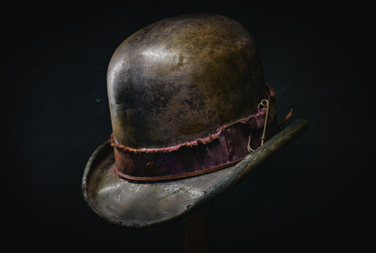 Shallow Grave - Western Style Distressed Bowler Hat